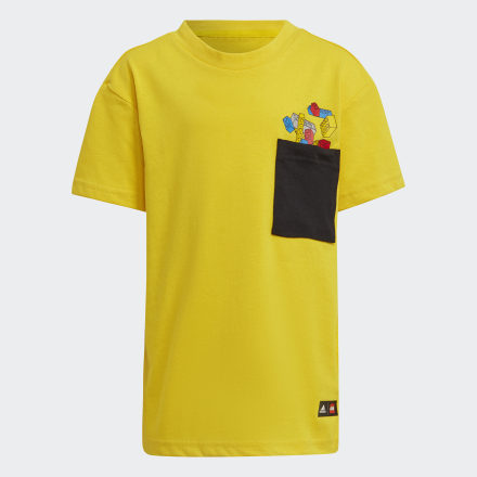 adidas adidas x Classic LEGOÂ® Tee Yellow / Black 4-5Y - Kids Training Shirts