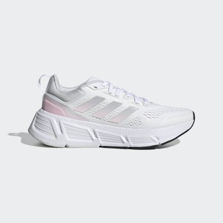 Adidas Questar Shoes White / Matte Silver / Almost Pink 5 - Women Running Trainers