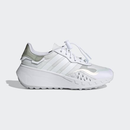 adidas Choigo Shoes White / Silver Metallic 5.5 - Women Lifestyle Trainers