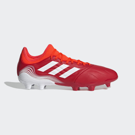 adidas Copa Sense.3 Firm Ground Boots Red / White / Red 7 - Men Football Football Boots,Sport Shoes