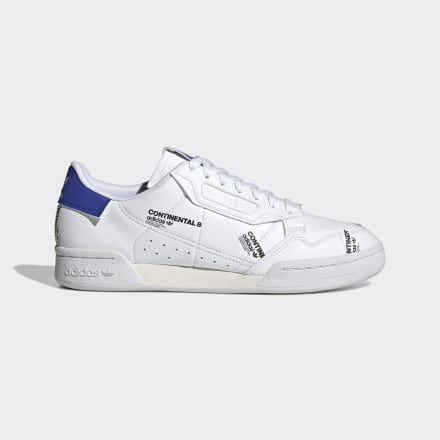 adidas Continental 80 Shoes White / Off White / Sonic Ink 6 - Men Lifestyle Trainers