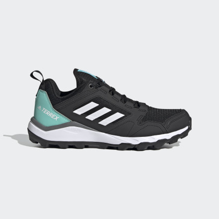 Adidas Terrex Agravic TR Trail Running Shoes Black / Crystal White / Acid Mint 6.5 - Women Outdoor Sport Shoes,Trainers