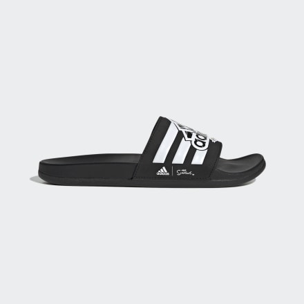 adidas The Simpsons Adilette Comfort Slides Black / White / Black 13 - Unisex Swimming Sandals & Thongs,Sport Shoes