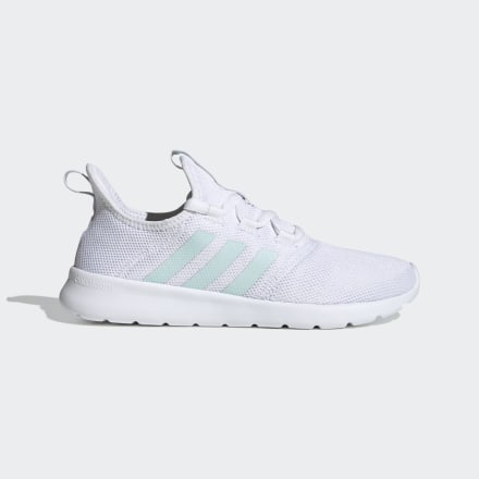 adidas Cloudfoam Pure 2.0 Shoes White / Halo Mint / Purple Tint 5 - Women Running,Lifestyle Sport Shoes,Trainers