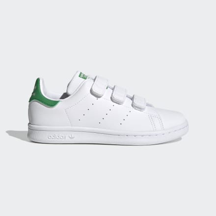 adidas Stan Smith Shoes White / Green 11K - Kids Lifestyle Trainers