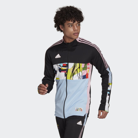 Adidas adidas Love Unites Tiro Track Jacket Black M - Men Football Jackets,Tracksuits
