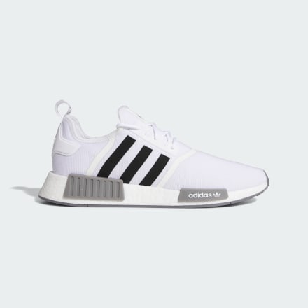 Adidas NMD_R1 PrimeBlue Shoes White / Black / Grey 4 - Men Lifestyle Trainers