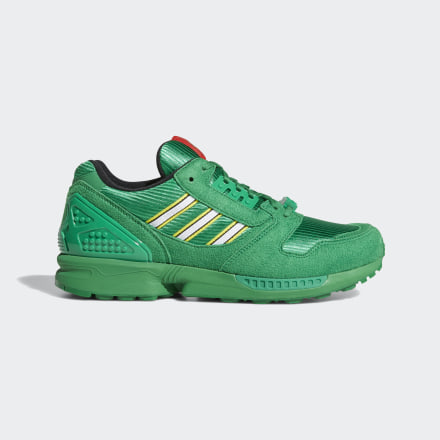 adidas adidas ZX 8000 x LEGOÂ® Shoes Green / White / Green 9.5 - Unisex Lifestyle Trainers