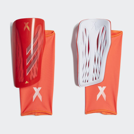 adidas X League Shin Guards Red / Solar Red / Yellow / Black XS - Unisex Football Shinguards & Straps