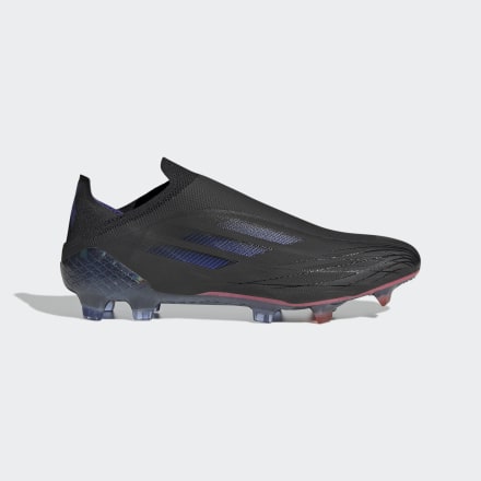 adidas X SPEEDFLOW+ FG Black / Sonic Ink / Solar Yellow 11 - Unisex Football Football Boots,Sport Shoes