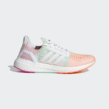 adidas Ultraboost DNA CC_1 Shoes White / Screaming Orange 10.5 - Unisex Running Trainers