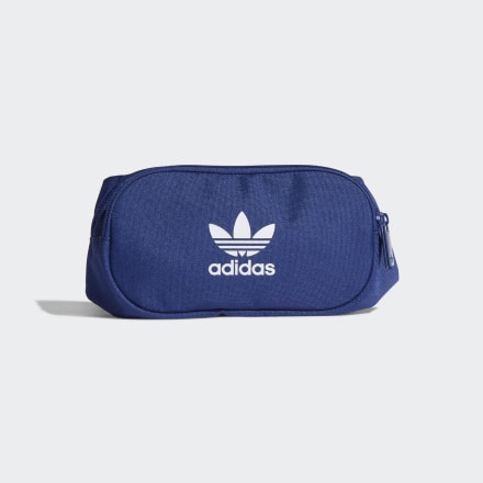 Adidas Adicolor Branded Webbing Waist Bag Victory Blue / White NS - Unisex Lifestyle Bags