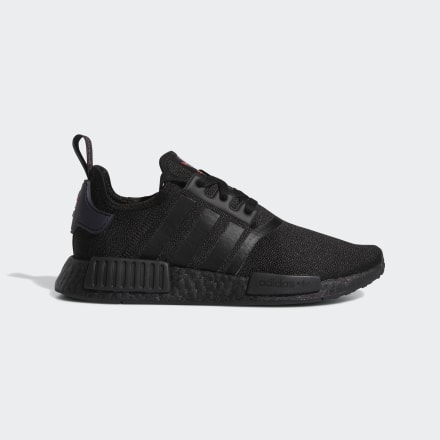 adidas NMD_R1 Shoes Black / Scarlet 11 - Women Lifestyle Trainers