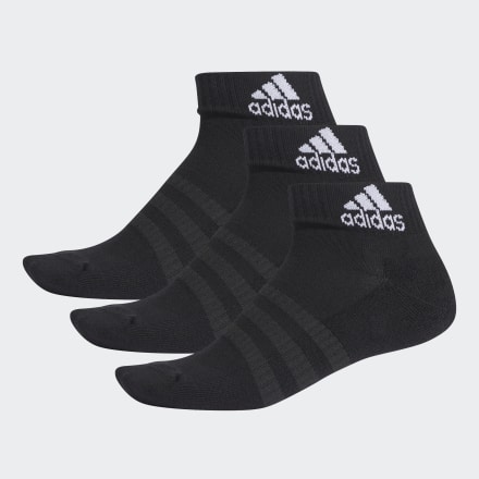 

Meias Cushioned Ankle 3 Pares Unisex  adidas, Preto