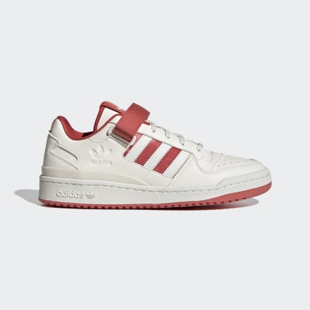 Adidas Forum Low Shoes White Tint / Crew Red 6 - Men Basketball Trainers