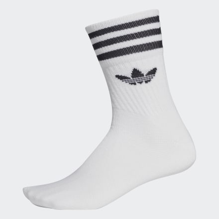 

Meias Mid-cut 3 Pares Unisex  adidas, Preto