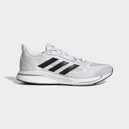 Adidas Supernova+ Shoes White / Black / Grey 7 - Men Running Trainers