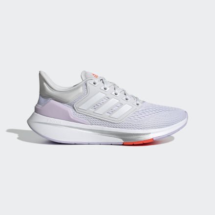 Adidas EQ21 Run Shoes DAsh Grey / White / Purple Tint 7 - Women Running Trainers