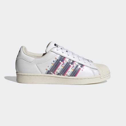 adidas Superstar Shoes White / Crew Navy 7.5 - Men Lifestyle Trainers
