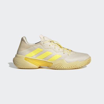 Adidas Barricade Tennis Shoes Ecru Tint / Beam Yellow / Almost Yellow 7 - Men Tennis Trainers