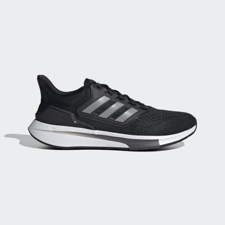 Adidas EQ21 Run Shoes Black / Iron Metallic / Carbon 10 - Men Running Sport Shoes,Trainers