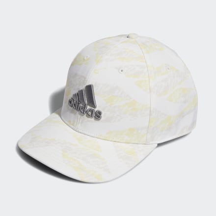 Adidas Tour Print Hat White OSFM - Men Golf Headwear