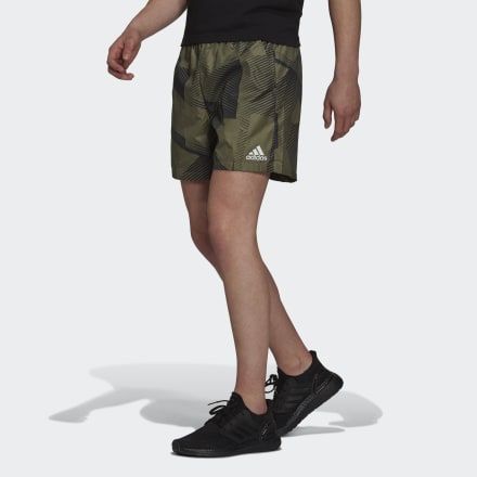 adidas adidas Sportswear Graphic Shorts Multicolor / Orbit Green / Carbon L - Men Lifestyle Shorts