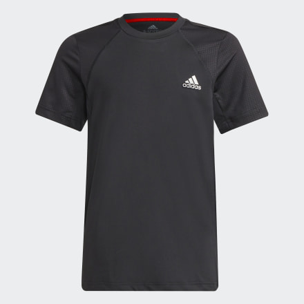 adidas XFG AEROREADY Slim Sport Tee Black / White 13-14 - Kids Training Shirts