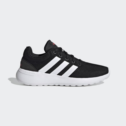 Adidas Lite Racer CLN 2.0 Shoes Black / White / Scarlet 12K - Kids Running,Lifestyle Sport Shoes,Trainers