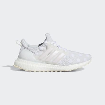 Adidas Ultraboost 5 DNA Shoes DAsh Grey / White / Almost Pink 9 - Women Running Trainers