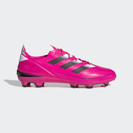 adidas Gamemode Firm Ground Boots Pink / White / Black 9.5 - Unisex Football Football Boots,Sport Shoes
