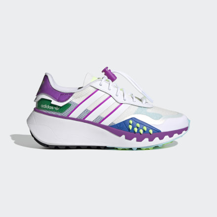 Adidas Choigo Shoes White / Shock Purple 6 - Women Lifestyle Trainers