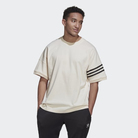 Adidas Adicolor Neuclassics Tee Wonder White XS - Men Lifestyle Shirts