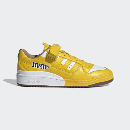 Adidas M&M'S Brand Forum Low 84 Shoes Eqt Yellow / Eqt Yellow / White 9.5 - Men Lifestyle Trainers