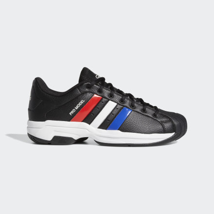 adidas Pro Model 2G Low Shoes Black / Vivid Red / Bold Blue 10.5 - Unisex Basketball Sport Shoes,Trainers