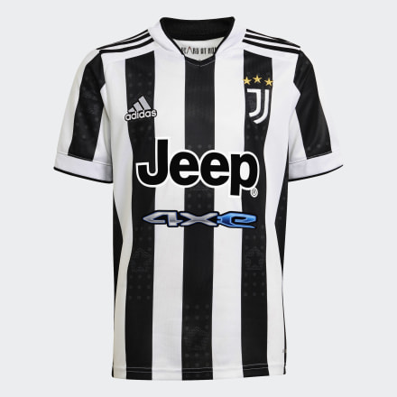 adidas Juventus 21/22 Home Jersey White / Black 13-14 - Kids Football Jerseys,Shirts