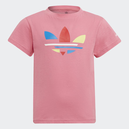 adidas Adicolor Tee Rose Tone 5-6Y - Kids Lifestyle Shirts