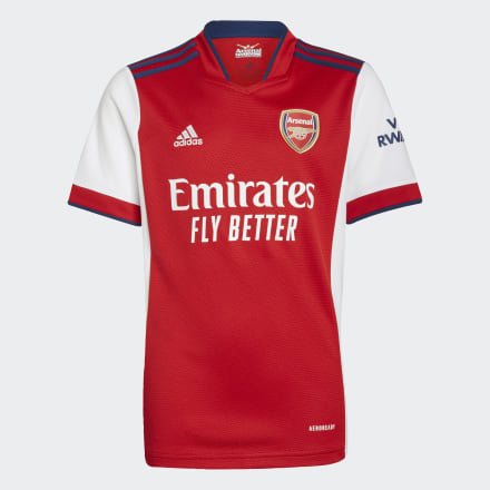 adidas Arsenal 21/22 Home Jersey White / Scarlet 11-12 - Kids Football Jerseys,Shirts