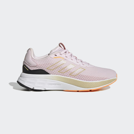 Adidas Speedmotion Shoes Almost Pink / Sandy Beige Met / Flash Orange 6 - Women Running Trainers