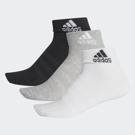 

Meias Ankle 3 Pares Unisex  adidas, Preto