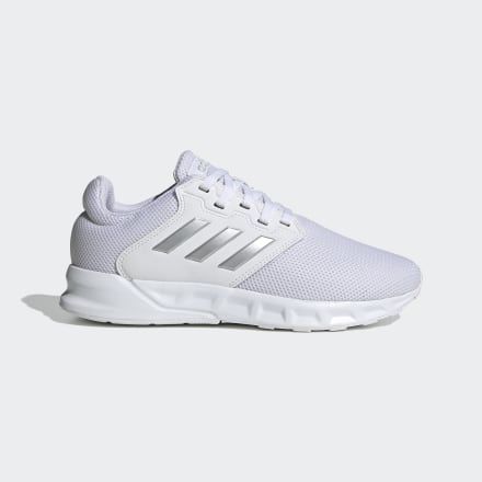adidas Showtheway Shoes White / Silver Metallic / White 8.5 - Women Running,Lifestyle Sport Shoes,Trainers
