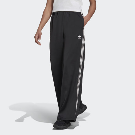 adidas Adicolor Classics Satin Pants Black 14 - Women Lifestyle Pants
