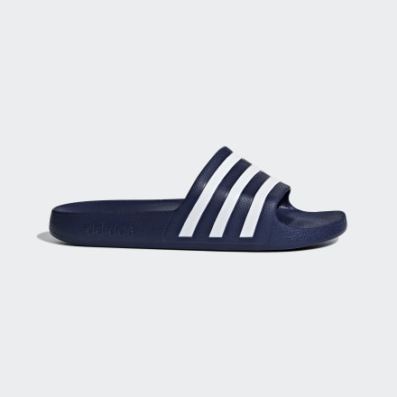Adidas Adilette Aqua Slides Dark Blue / White / Dark Blue 5 - Unisex Swimming Sandals & Thongs,Sport Shoes