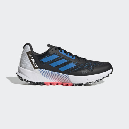 Adidas TERREX AGRAVIC FLOW 2 TRAIL RUNNING SHOES Black / Blue Rush / Turbo 7 - Men Outdoor,Running,Hiking Trainers