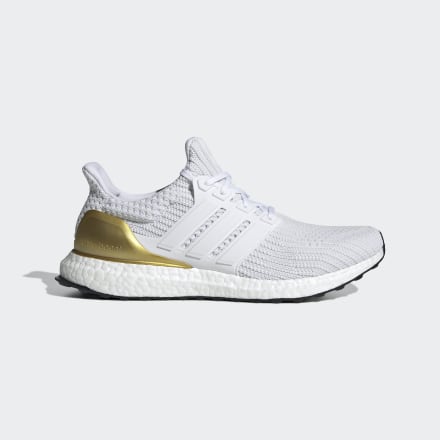 adidas Ultraboost 4.0 DNA Shoes White / Gold Metallic 10 - Men Running Sport Shoes,Trainers