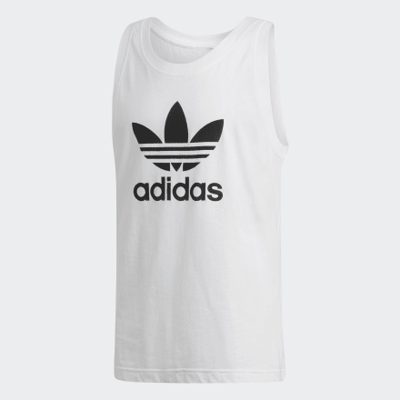 Adidas Trefoil Tank Top White XS - Men Lifestyle Shirts
