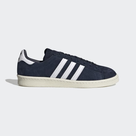Adidas Campus 80s Shoes Collegiate Navy / White / Off White 9 - Men Lifestyle Trainers