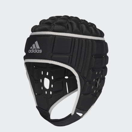 adidas Rugby Head Guard Black / Matte Silver S - Men Rugby Headwear