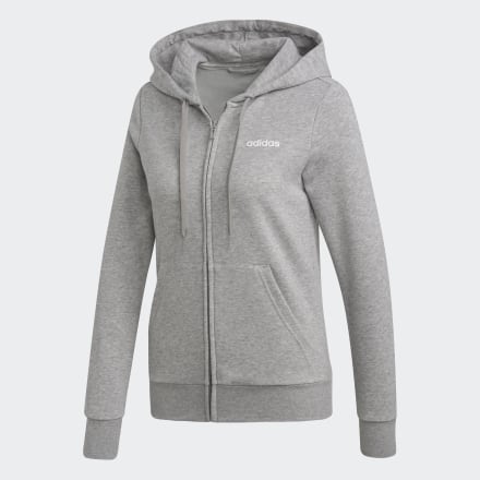 

Jaqueta Capuz Essentials Solid Mulher  adidas, Branco