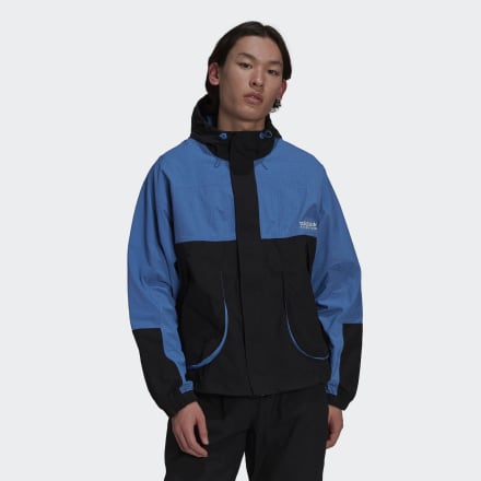 Adidas adidas Adventure Traverse Windbreaker Black / Focus Blue M - Men Lifestyle Jackets